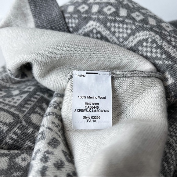 J.Crew 100% Merino Wool “Scarf” Sweater - Picture 6 of 15